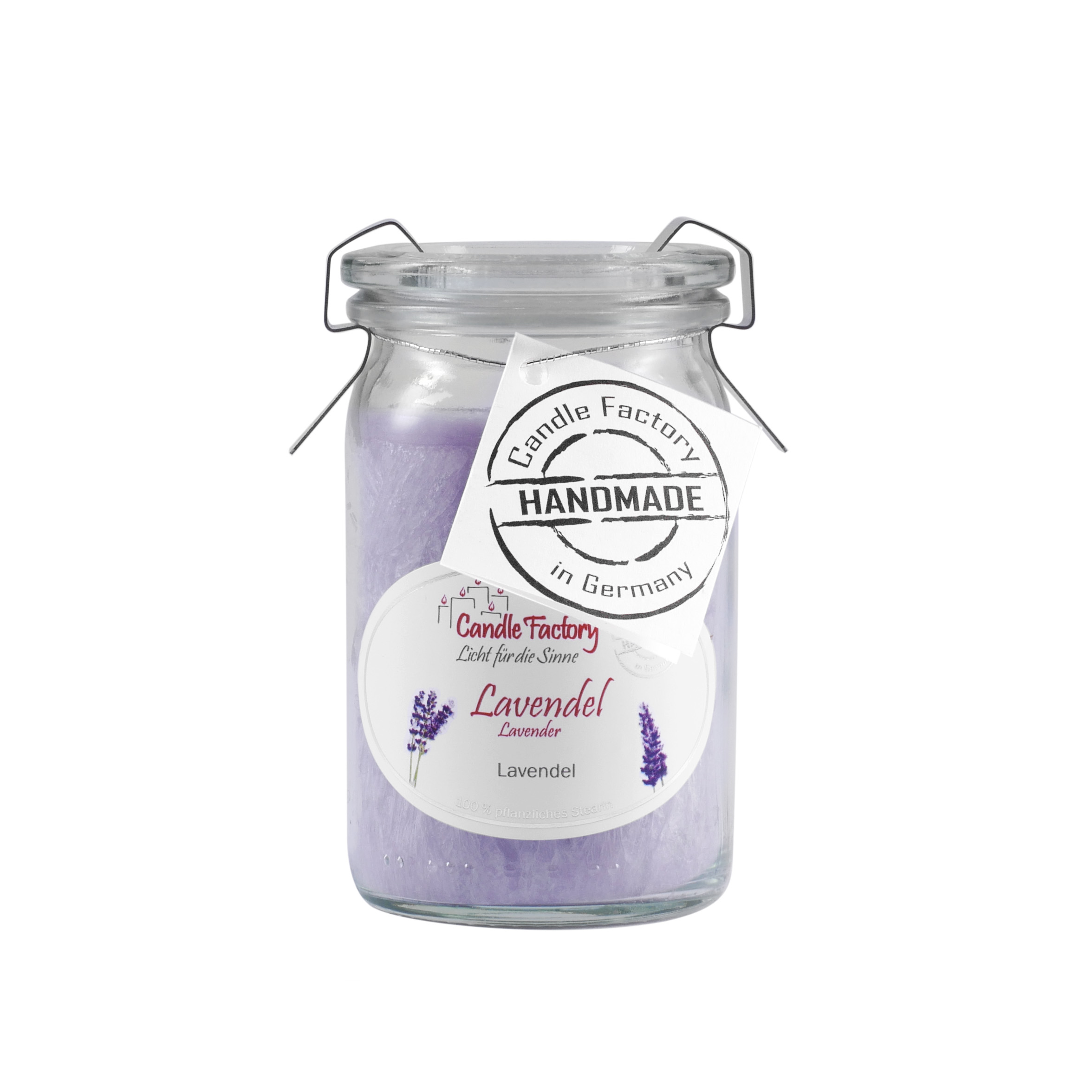 Candle Factory Duftkerze Kerze Jumbo Handmade - Baby Jumbo Lavendel